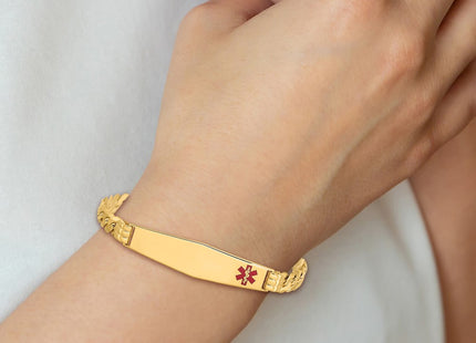 14k Yellow Gold Chain Bracelets Style XM574FC - Classique Jewelry Inc.