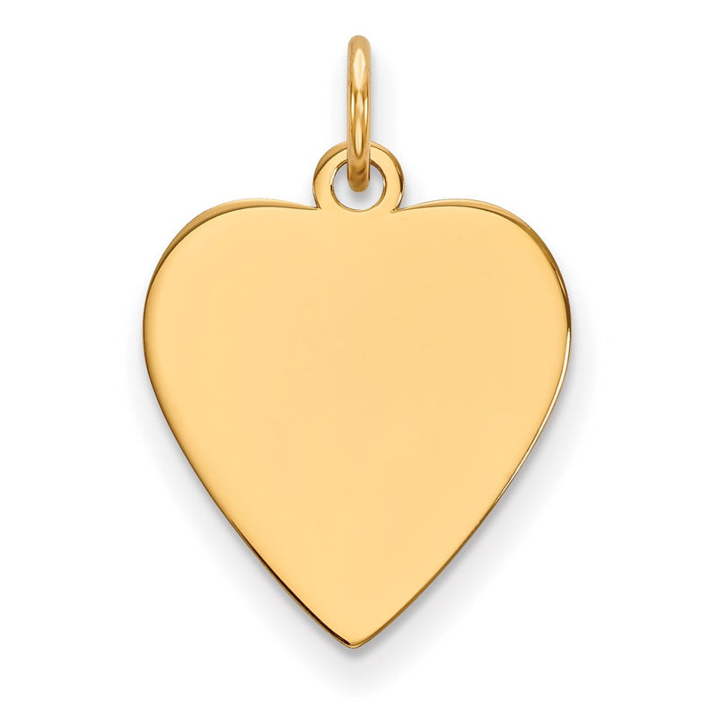 14K gold disc charm
