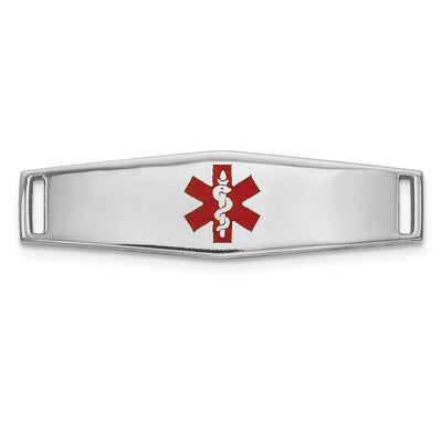 14K white gold plate bracelet