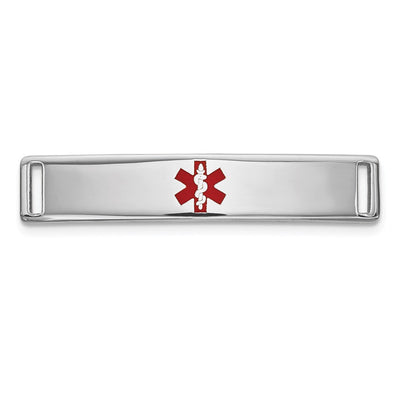 14K white gold plate bracelet
