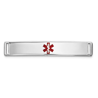 14K white gold plate bracelet