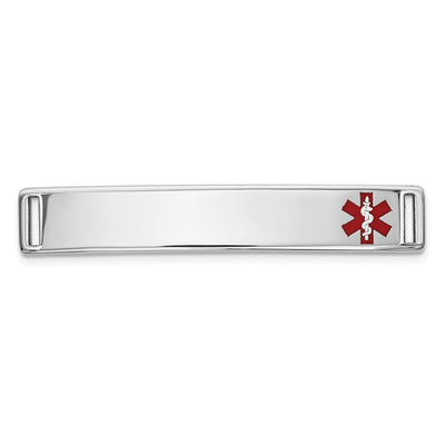 14K white gold plate bracelet