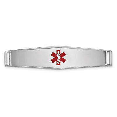 14K white gold plate bracelet