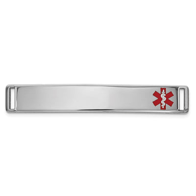 14K white gold plate bracelet