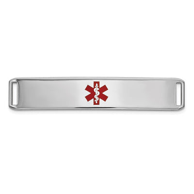 14K white gold plate bracelet