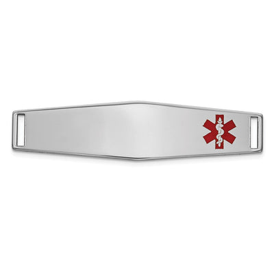 14K white gold plate bracelet