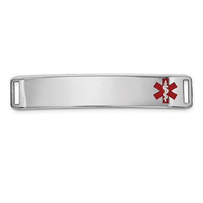 14K white gold plate bracelet