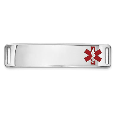 14K white gold plate bracelet
