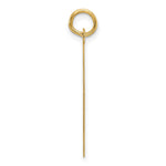 14K Etched .013 Gauge Engravable Round Disc Charm, 28.6 x 22.9mm view