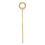 14K Etched .013 Gauge Engravable Round Disc Charm, 31.3 x 26.6mm view