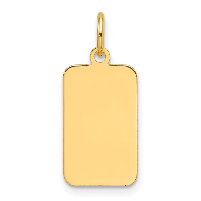 14K gold disc charm