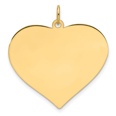 14K gold disc charm