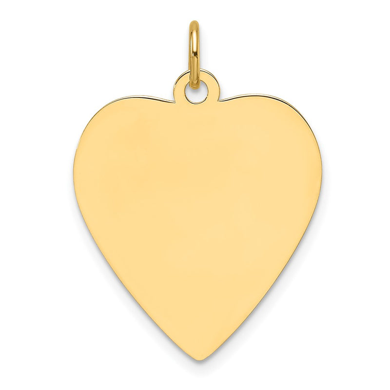14K gold disc charm
