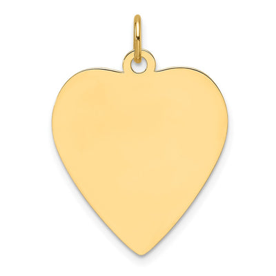 14K gold disc charm
