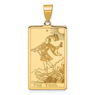 14K yellow gold pendant