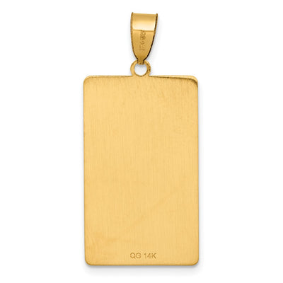 14K Yellow Gold The Magician Tarot Card Pendant
