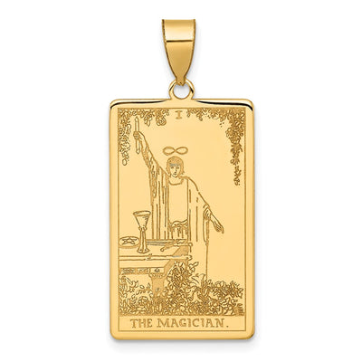 14K yellow gold pendant