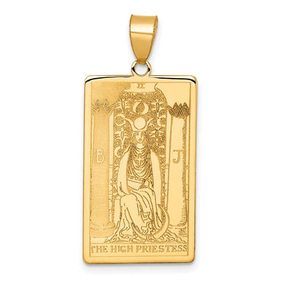 14K yellow gold pendant