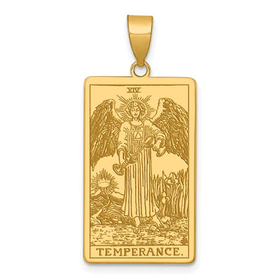 14K yellow gold pendant