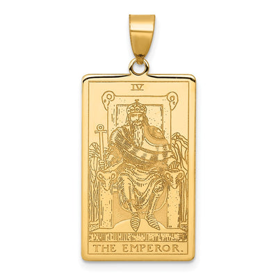 14K yellow gold pendant