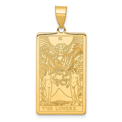 14K yellow gold pendant
