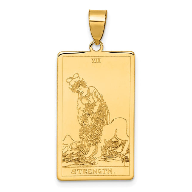 14k Yellow Gold Pendants Style XM718 - Classique Jewelry Inc.