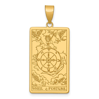 14K yellow gold pendant