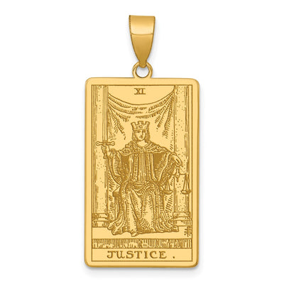 14K yellow gold pendant