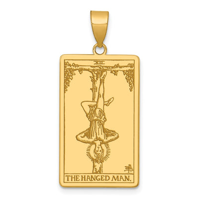 14K yellow gold pendant