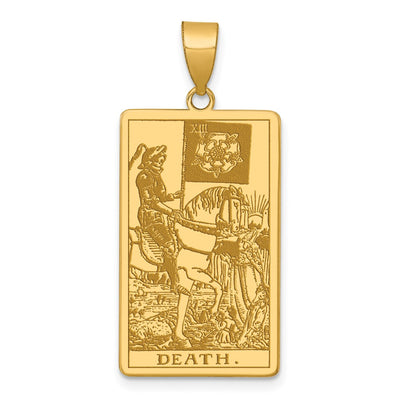 14K yellow gold pendant