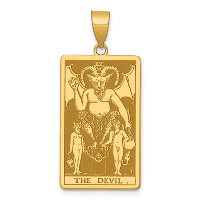 14K yellow gold pendant