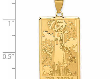 14k Yellow Gold Pendants Style XM726 - Classique Jewelry Inc.