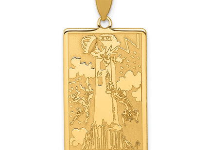 14k Yellow Gold Pendants Style XM726 - Classique Jewelry Inc.