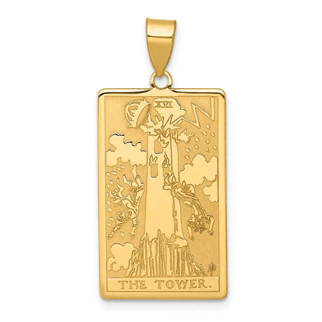 14k Yellow Gold Pendants Style XM726 - Classique Jewelry Inc.