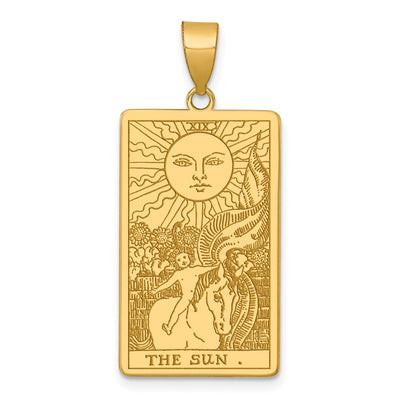 14K yellow gold pendant