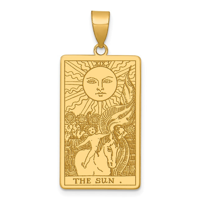 14k Yellow Gold Pendants Style XM729 - Classique Jewelry Inc.