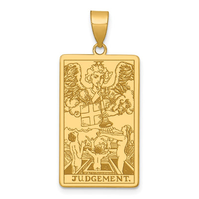 14K yellow gold pendant
