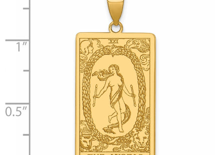 14k Yellow Gold Pendants Style XM731 - Classique Jewelry Inc.