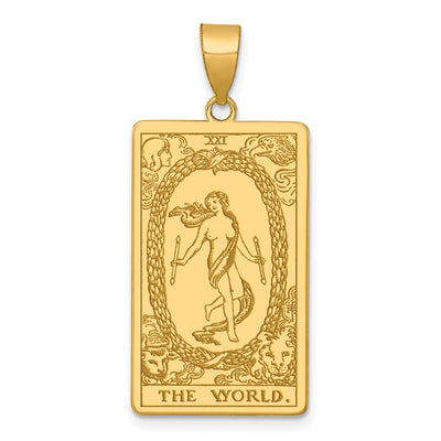 14K yellow gold pendant