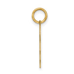 14K .018 Depth Engravable Boy Charm, 22 x 9mm view
