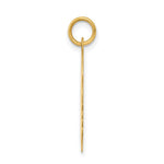 14K .011 Depth Engravable Girl Head Charm view