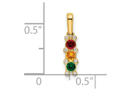 14k Yellow Gold Pendants Style XMP31 - Classique Jewelry Inc.