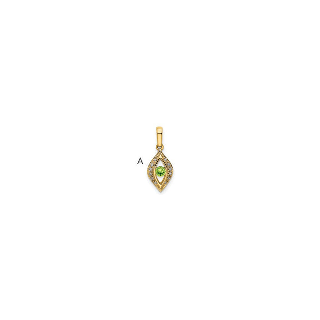 14k Yellow Gold Pendants Style XMP32 - Classique Jewelry Inc.