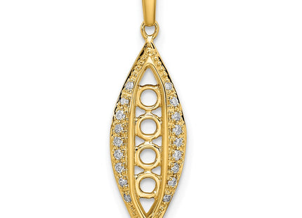 14k Yellow Gold Pendants Style XMP32 - Classique Jewelry Inc.