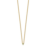 14k 1 Synthetic Birthstone Mother's Necklace view 3