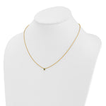 14k 1 Synthetic Birthstone Mother's Necklace view 4