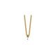 14k 1 Synthetic Birthstone Mother's Necklace