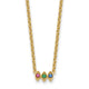 14K 3 Birthstone Mother's Necklace Mounting