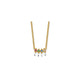 14k 4 Birthstone Mother's Necklace Mounting