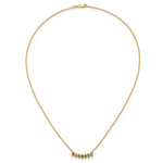 14k 7 Birthstone Mother's Necklace Mounting view 5